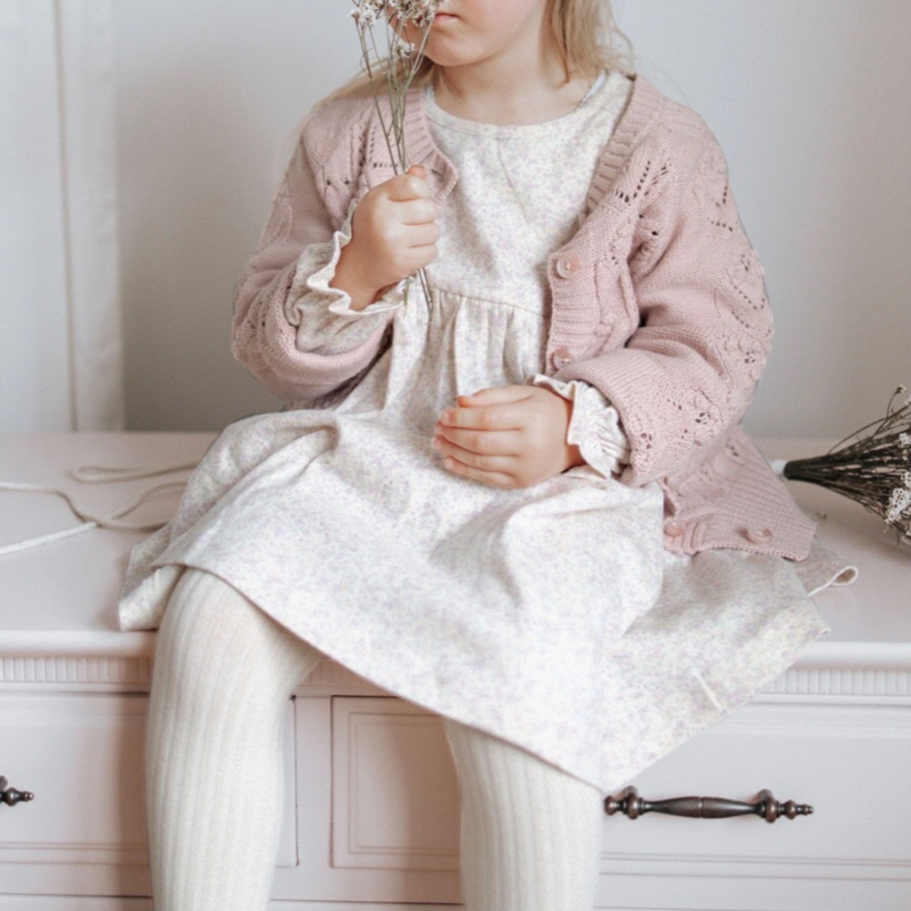 JAMIE KAY Sophie Cardigan Blush Marle Pink